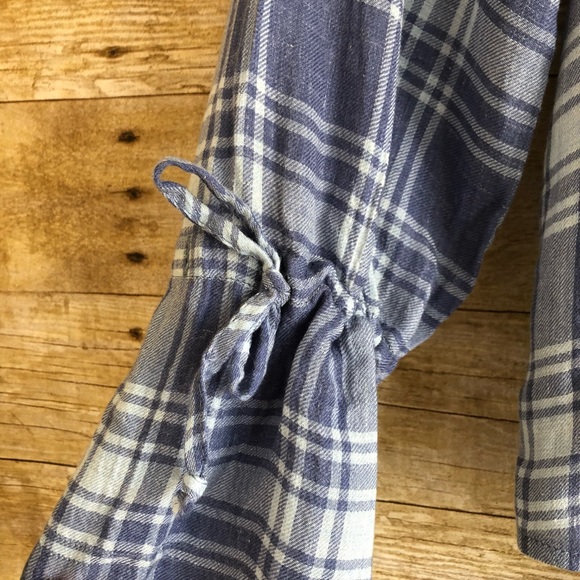 Rails Astrid Cali Blue Tie Cuff Shirt - Picture 7 of 8